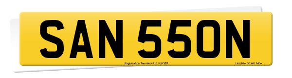 Registration number SAN 550N